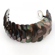 Tahiti madreprola bracelete - Comprimento = 18 cm